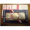 Image 1 : 1976-S US BICENTENNIAL SILVER UNC SET ORIGINAL US MINT PACKAGING