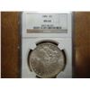Image 1 : 1886 MORGAN SILVER DOLLAR NGC MS64