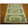 Image 2 : 1928-G,53 & 63 RED SEAL $2 US NOTES