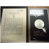 Image 1 : 1882 -CC GSA MORGAN SILVER DOLLAR (UNC) WITH ORIGINAL US MINT PACKAGING AND CERTIFICATE.