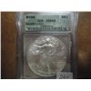 Image 1 : 2002 AMERICAN SILVER EAGLE ICG MS69