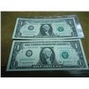 Image 1 : 2-2003-A $1 FRN'S LOW CONSECUTIVE SERIAL 'S UNC SERIAL NUMBERS ARE:G00003161H-G00003162H