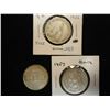 Image 1 : GUATEMALA SILVER 1926 1/4 QUETZAL, 1943 & 1957 25 CENTAVOS