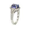 Image 3 : 14KT White Gold 3.03 ctw Tanzanite and Diamond Ring