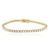 Image 1 : 18KT Yellow Gold 6.21 ctw Diamond Tennis Bracelet