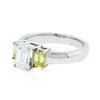 Image 2 : 14KT White Gold 1.77 ctw Diamond Ring