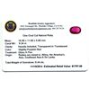 Image 2 : 9.34 ct. One Oval Cut Natural Ruby