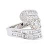 Image 2 : 18KT White Gold 2.56 ctw Diamond Ring