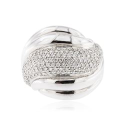 18KT White Gold 0.72 ctw Diamond Ring