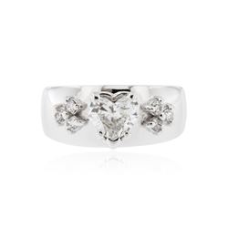 14KT White Gold 0.75 ctw Diamond Ring