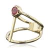 Image 2 : 14KT Yellow Gold 0.55 ctw Ruby Ring