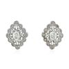 Image 1 : 14KT White Gold 1.34 ctw Diamond Earrings