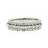 Image 1 : 14KT White Gold 0.85 ctw Diamond Ring