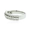 Image 2 : 14KT White Gold 0.85 ctw Diamond Ring