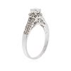 Image 3 : 14KT White Gold 0.69 ctw Diamond Ring