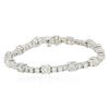 Image 1 : 14KT White Gold 9.93 ctw Diamond Tennis Bracelet