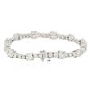 Image 2 : 14KT White Gold 9.93 ctw Diamond Tennis Bracelet