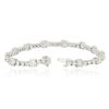 Image 3 : 14KT White Gold 9.93 ctw Diamond Tennis Bracelet