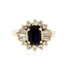 Image 1 : 14KT Yellow Gold 2.00 ctw Sapphire and Diamond Ring