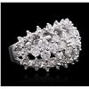 Image 2 : 14KT White Gold 2.22 ctw Diamond Ring