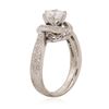 Image 3 : 18KT White Gold EGL Certified 1.36 ctw Diamond Ring