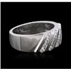 Image 2 : 14KT White Gold 0.86 ctw Diamond Ring