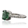 Image 2 : 14KT White Gold 2.32 ctw Emerald and Diamond Ring