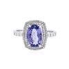 Image 1 : 14KT White Gold 1.81 ctw Tanzanite and Diamond Ring