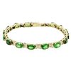 Image 1 : 14KT Yellow Gold 10.05 ctw Tsavorite and Diamond Bracelet