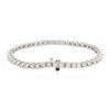 Image 2 : 14KT White Gold 2.89 ctw Diamond Tennis Bracelet