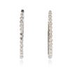 Image 1 : 14KT White Gold 0.88 ctw Diamond Earrings