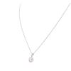 Image 3 : 14KT White Gold 1.01 ctw Diamond Pendant With Chain