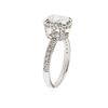 Image 3 : 18KT White Gold 1.29 ctw Diamond Ring
