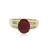 Image 1 : 14KT Yellow Gold 3.94 ctw Ruby and Diamond Ring