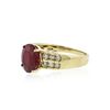 Image 2 : 14KT Yellow Gold 3.94 ctw Ruby and Diamond Ring