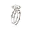 Image 3 : 14KT White Gold 1.75 ctw Diamond Ring