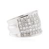 Image 2 : 18KT White Gold 4.55 ctw Diamond Ring