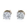 Image 1 : 14KT White Gold 1.87 ctw Diamond Stud Earrings