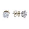 Image 2 : 14KT White Gold 1.87 ctw Diamond Stud Earrings