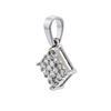 Image 3 : 14KT White Gold 0.40 ctw Diamond Pendant