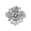 Image 1 : 14KT White Gold 2.65 ctw Diamond Ring