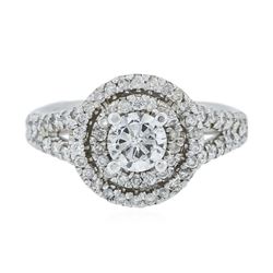14KT White Gold 1.15 ctw Diamond Ring