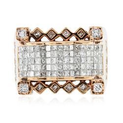 14KT Rose Gold 2.37 ctw Diamond Ring