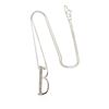 Image 1 : 14KT White Gold 0.24 ctw Diamond Pendant With Chain