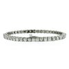 Image 2 : 14KT White Gold 9.31 ctw Diamond Tennis Bracelet