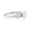 Image 2 : 18KT White Gold 1.27 ctw Diamond Ring