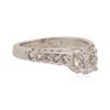 Image 2 : 18KT White Gold 1.45 ctw Diamond Ring