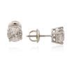 Image 2 : 14KT White Gold 1.46 ctw Diamond Solitaire Earrings