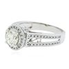 Image 2 : 14KT White Gold 1.43 ctw Diamond Ring