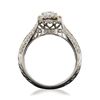 Image 3 : 14KT White Gold EGL Certified 1.58 ctw Diamond Ring